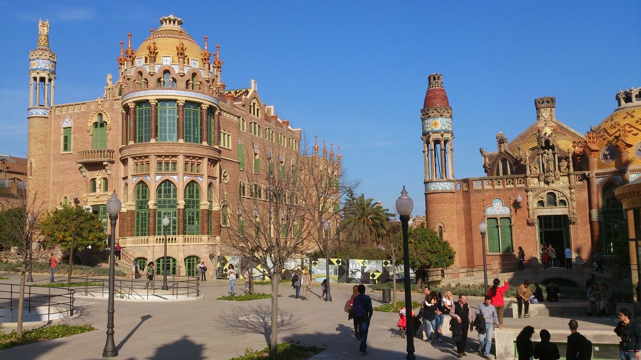 Barcelona, Architektūra, Paminklas, Turistai, Modernizmas, Katalonija, Europa, Nouveau, Unesco, Keramika