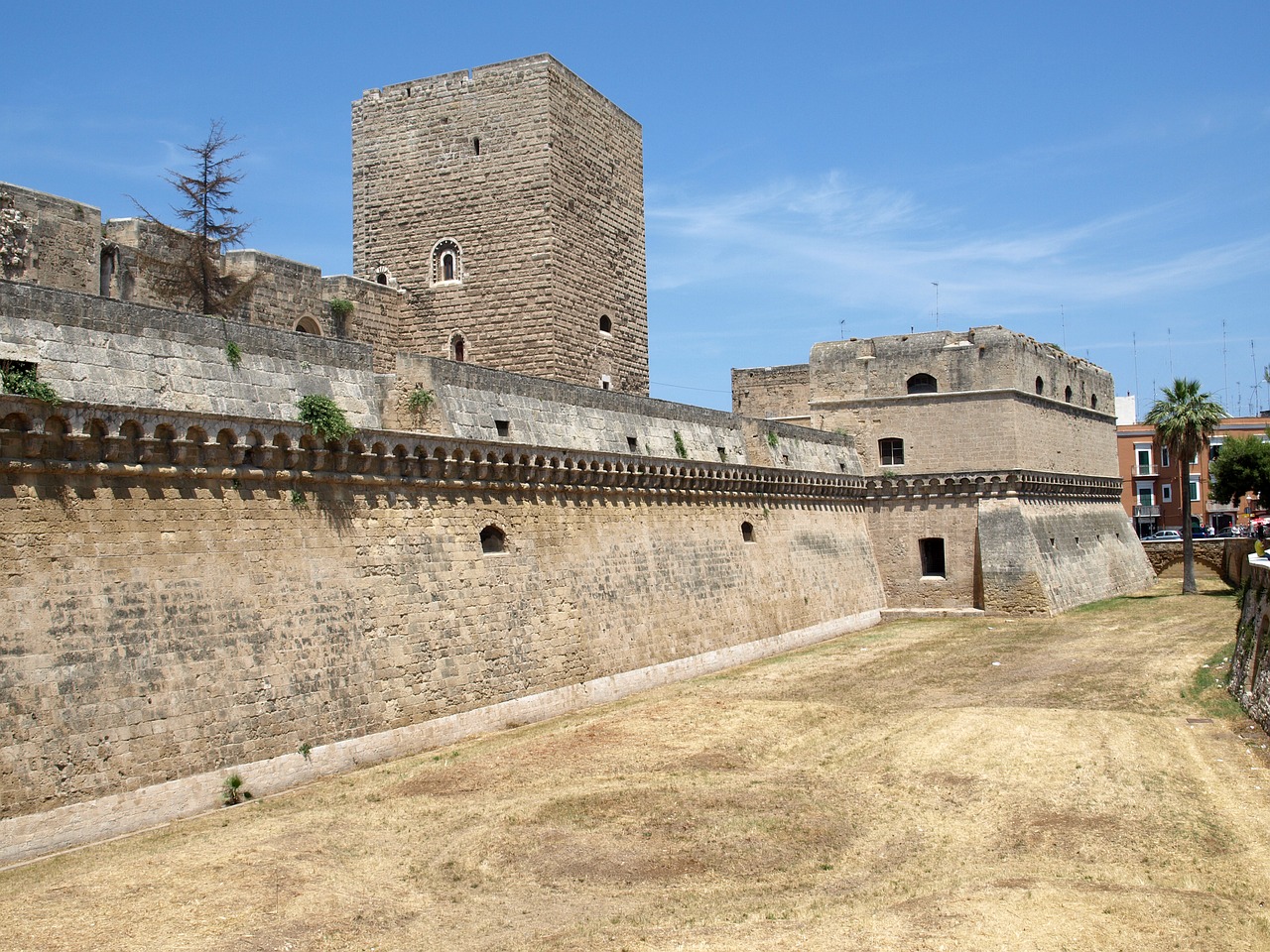 Bari, Italy, Apulia, Architektūra, Eksterjeras, Architektūra, Amžius, Pilis, Senas, Miesto