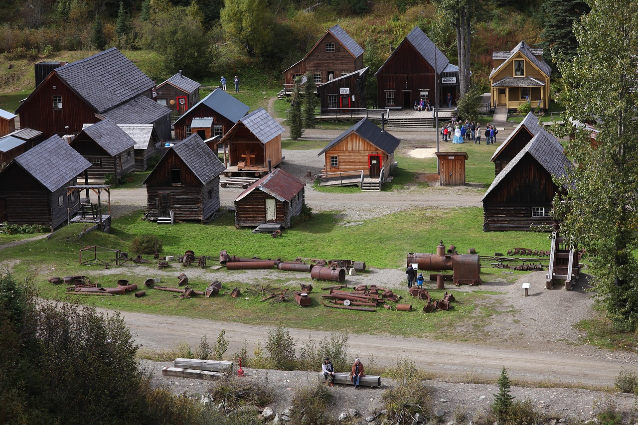 Barkerville, Aukso Karštinė, Istoriškai, Kanada, Britų Kolumbija, Mediniai Nameliai, Lankytinos Vietos, Auksas, Aukso Skubėjimo Takas, 1850