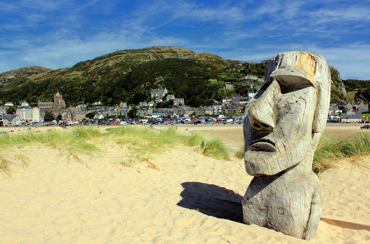 Barmouth,  Velso,  Uostas,  Valtys,  Smėlis,  Mawddach,  Estuarija,  Debesys,  Vanduo,  Jūra