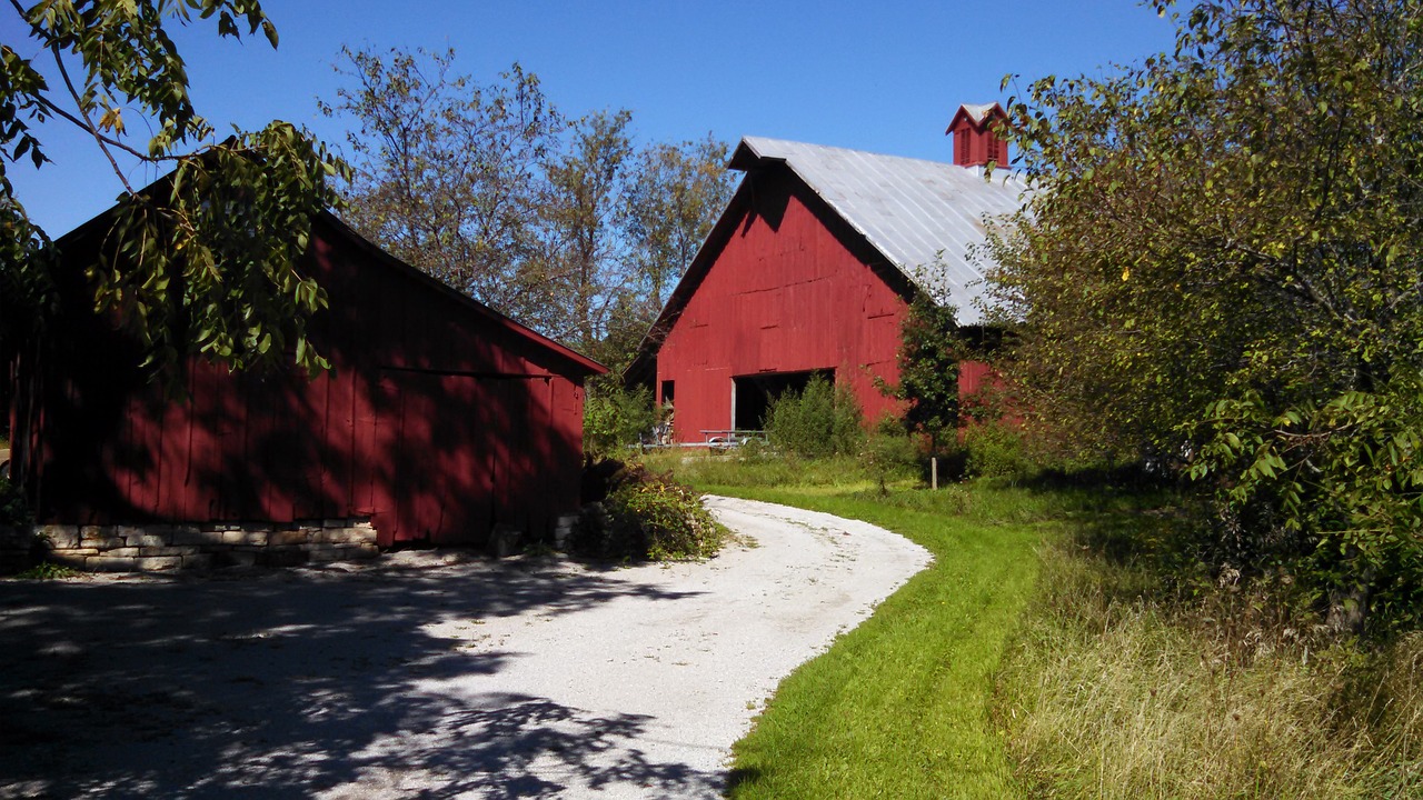 Tvartas, Iowa, Ūkis, Kaimas, Žemės Ūkio Paskirties Žemė, Žemdirbystė, Vaizdingas, Peizažas, Midwest, Ranča