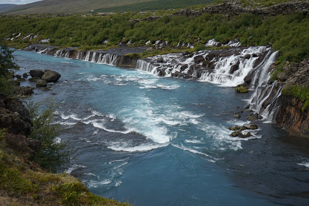 Barnafoss, Krioklys, Iceland, Upė, Kraštovaizdis, Vanduo, Nemokamos Nuotraukos,  Nemokama Licenzija