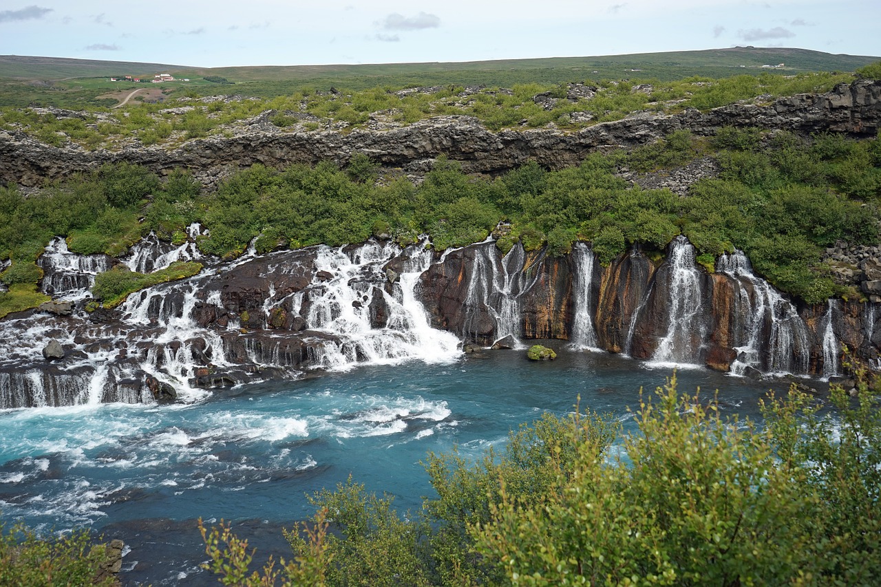 Barnafoss, Upė, Krioklys, Iceland, Vanduo, Vandenys, Nemokamos Nuotraukos,  Nemokama Licenzija