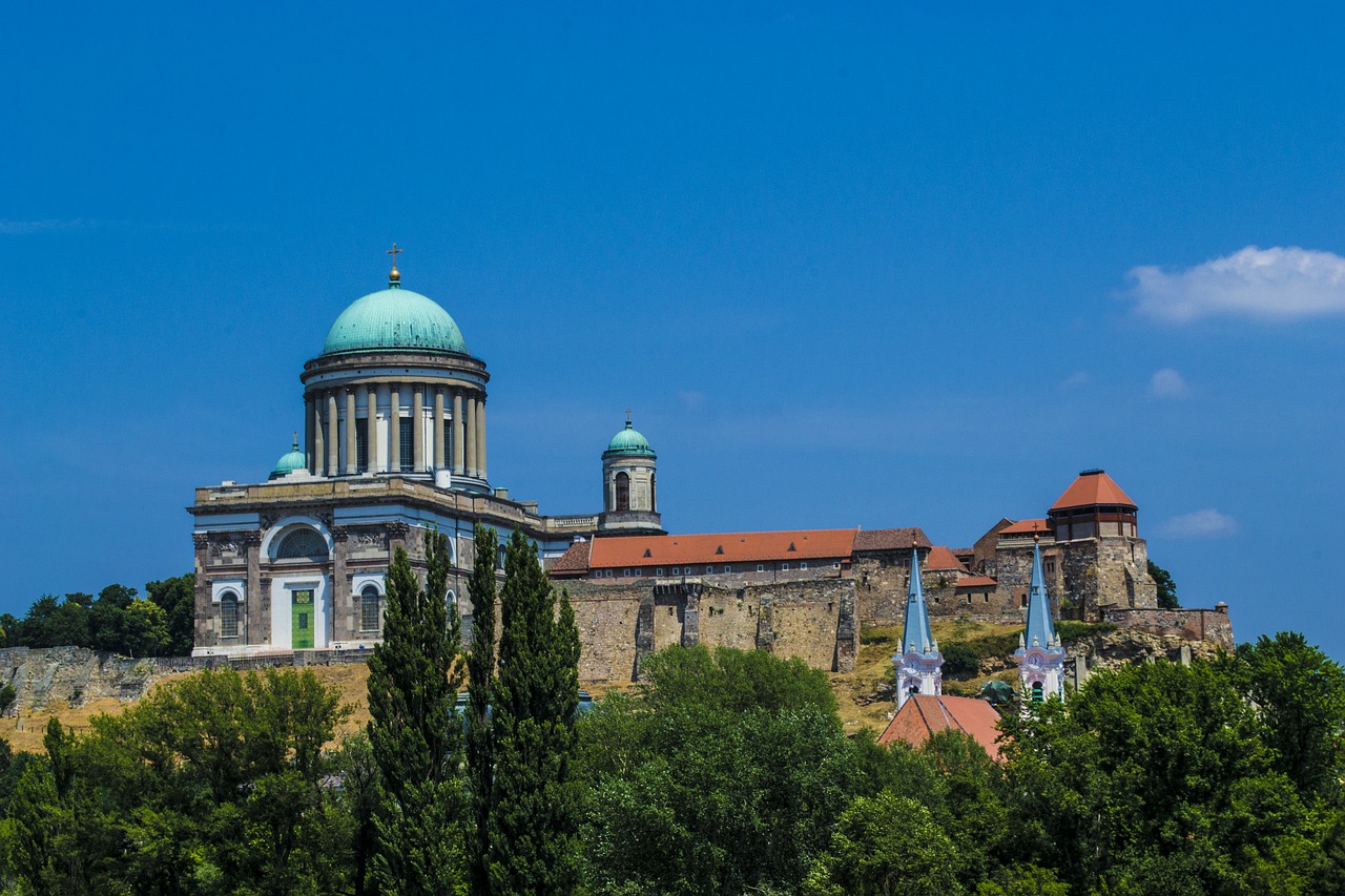 Bazilika, Pilis, Vengrų Kalba, Bažnyčia, Kalnas, Esztergom, Danube Pasukti, Nemokamos Nuotraukos,  Nemokama Licenzija