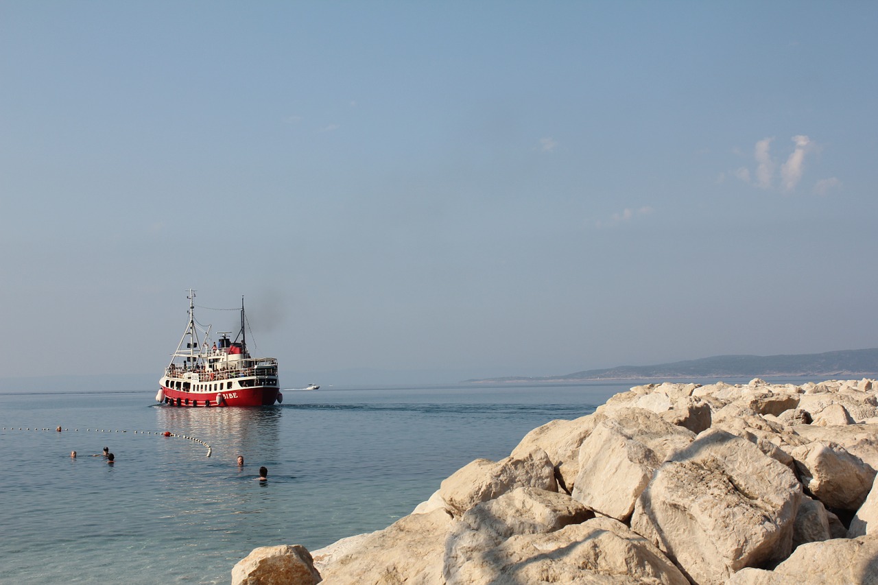 Baska Voda, Kroatija, Atostogos, Vasara, Papludimys, Šventė, Krantas, Vanduo, Turizmas, Poilsis