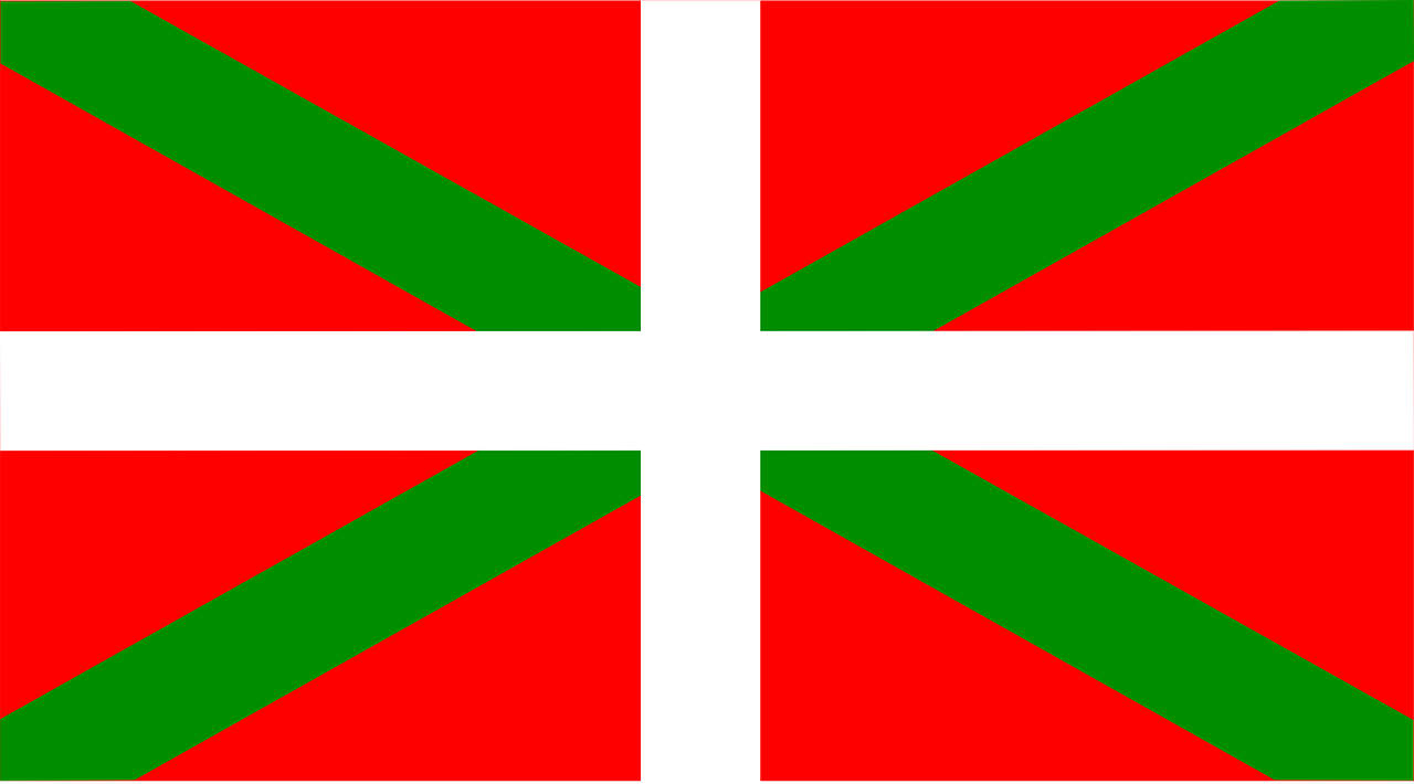 Baskų Vėliava, Provincija, Ispanija, Insignia, Emblema, Simbolis, Patriotizmas, Provincijos, Regioninis, Nemokama Vektorinė Grafika
