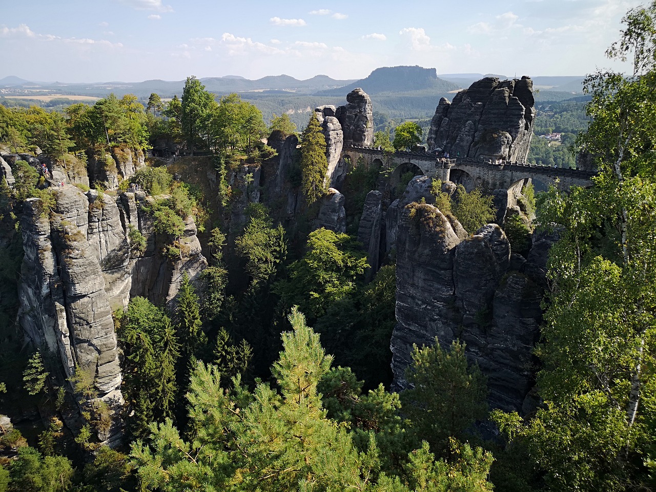 Bastei,  Akmenys,  Tiltas,  Žymus Objektas,  Kraštovaizdis,  Vokietija,  Parkas, Nemokamos Nuotraukos,  Nemokama Licenzija