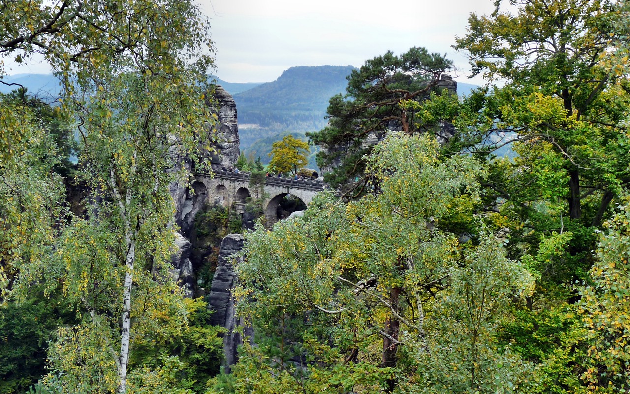 Bastei Tiltas, Saksonijos Šveicarija, Kraštovaizdis, Nemokamos Nuotraukos,  Nemokama Licenzija