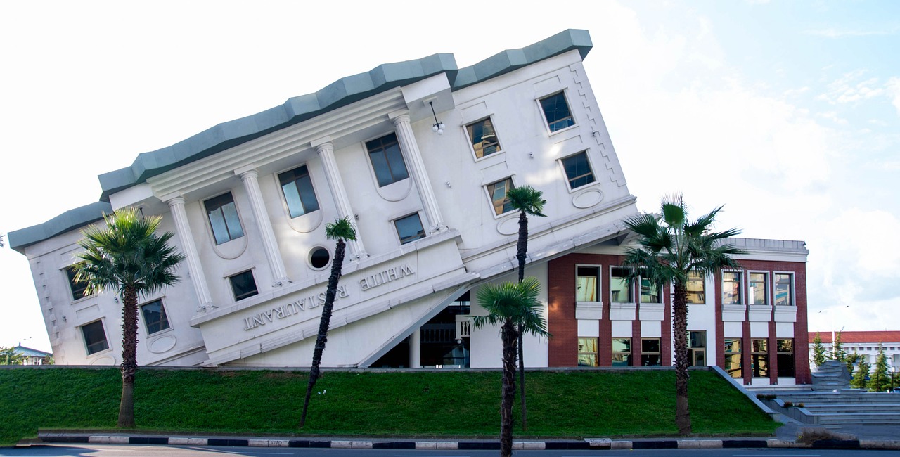 Batumi, Atvirkštinis, Namai, Struktūra, Architektūra, Gruzija, Pentax, K5, Turkija, Pastatas