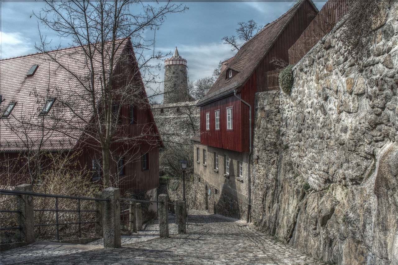 Bautzen, Senamiestis, Miestas, Vandens Menas, Istoriškai, Architektūra, Namai, Vasara, Turistinis, Pastatas