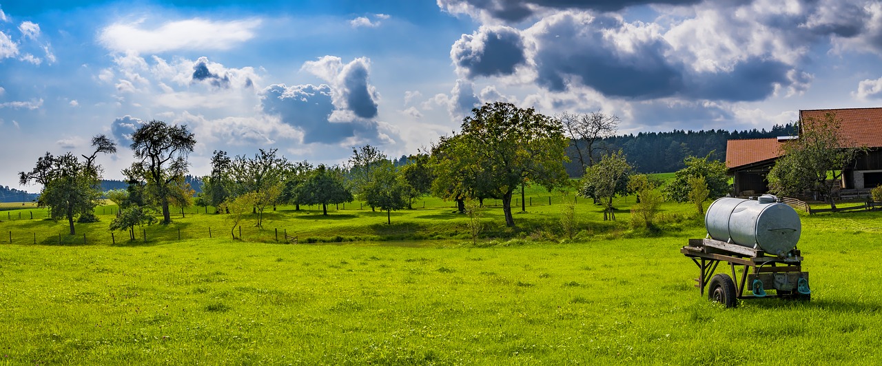 Bavarija, Žemės Ūkio, Žemdirbystė, Kraštovaizdis, Gamta, Laukas, Skalė, Tvartas, Ganykla, Lauko Tvartas