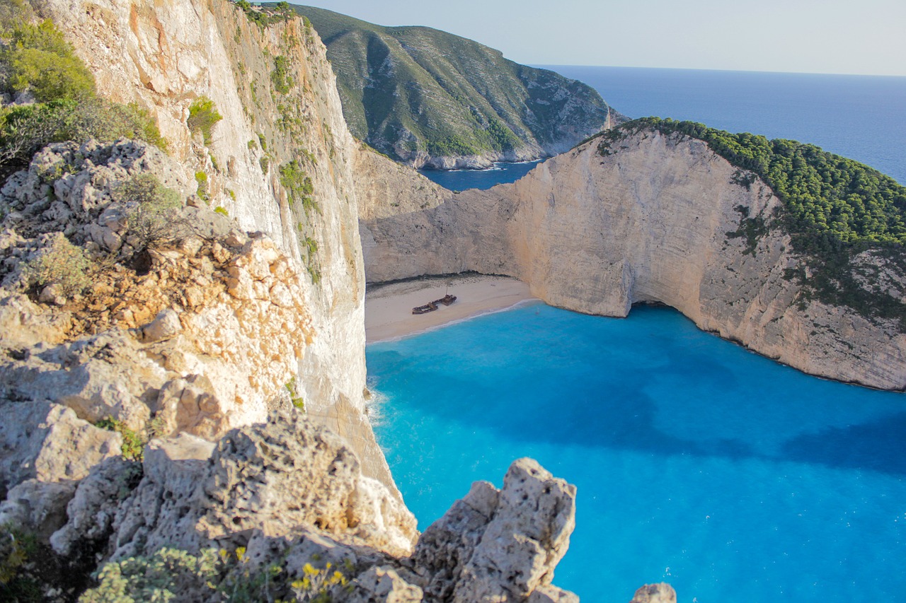 Įlanka, Navagio, Navagio Įlanka, Jūra, Graikija, Zakynthos, Zante, Graikų Sala, Šventė, Ekskursija