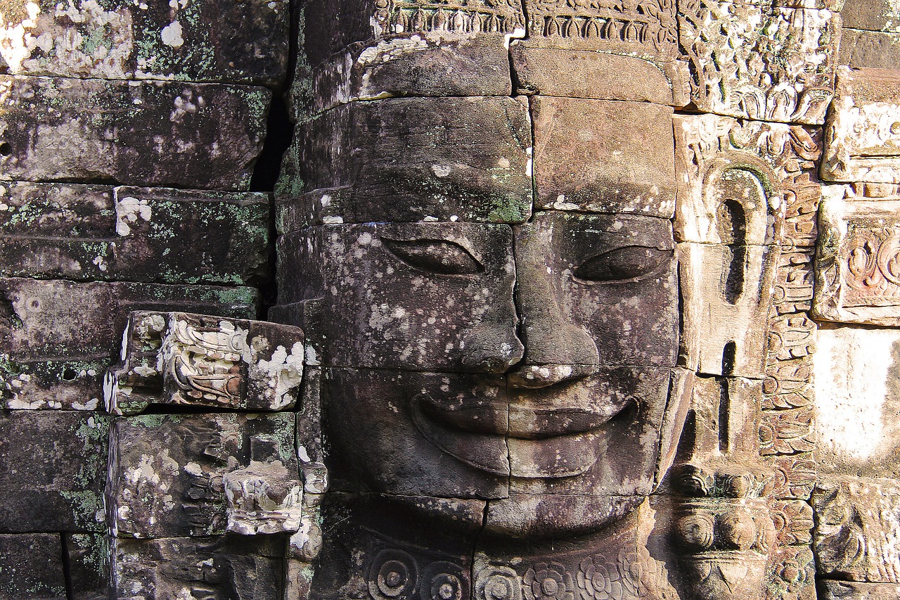 Bajono Šventykla, Šventykla, Kelionė, Senovinis, Senas, Filmas, Gražus, Angkor Wat, Siem Grižti, Kambodža