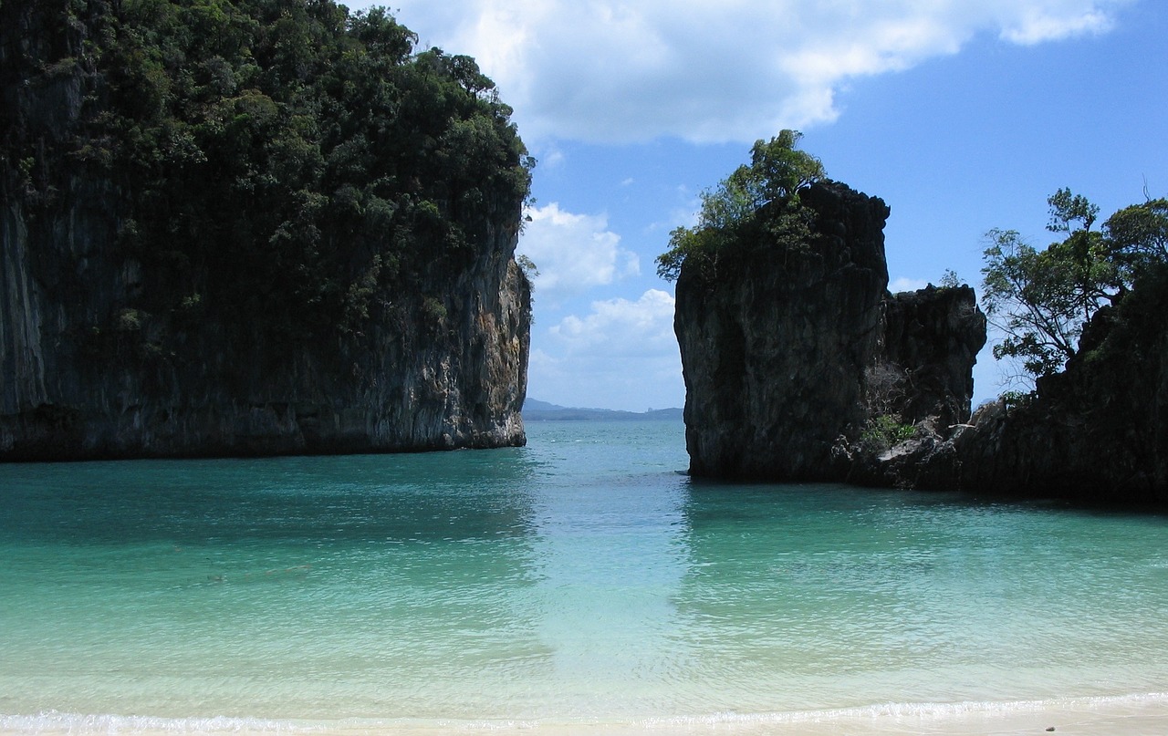 Koh Hong Krabi, Papludimys, Uolos, Vanduo, Tailandas, Nemokamos Nuotraukos,  Nemokama Licenzija