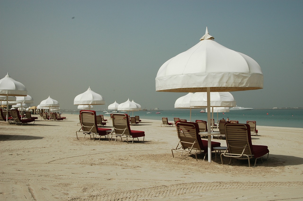 Papludimys, Dubai, Skėtis Nuo Saulės, Nemokamos Nuotraukos,  Nemokama Licenzija