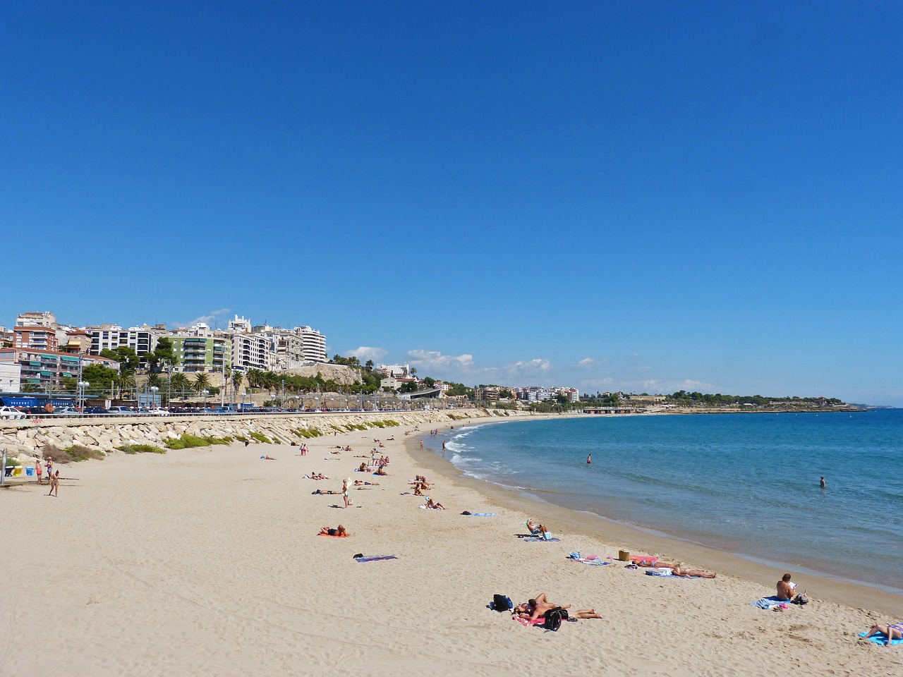 Papludimys, Tarragona, Panorama, Platja Stebuklas, Nemokamos Nuotraukos,  Nemokama Licenzija