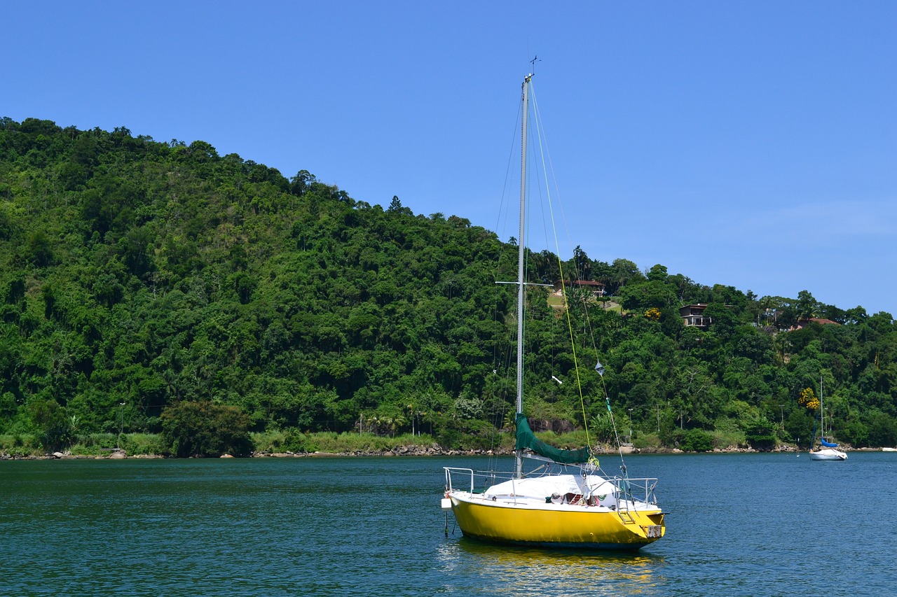 Papludimys, Ubatuba, Brazilija, Važiuoti, Valtis, Salos, Gamta, Aplinka, Mėlynas, Turizmas