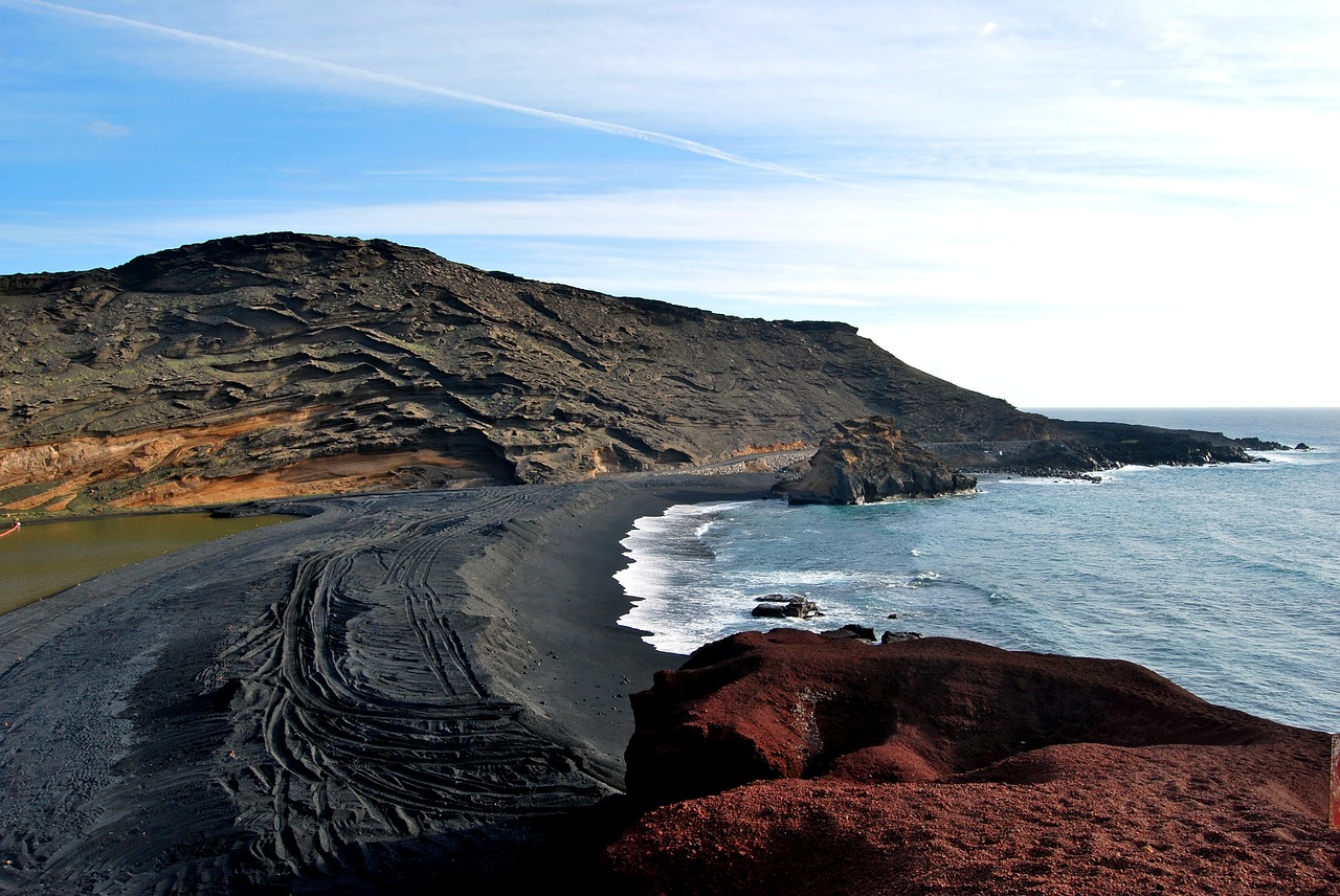 Papludimys,  Lanzarote,  Kosta,  Jūra,  Ispanija,  Šventė,  Kraštovaizdis,  Kanarų Salos,  Akmuo,  Baseinai