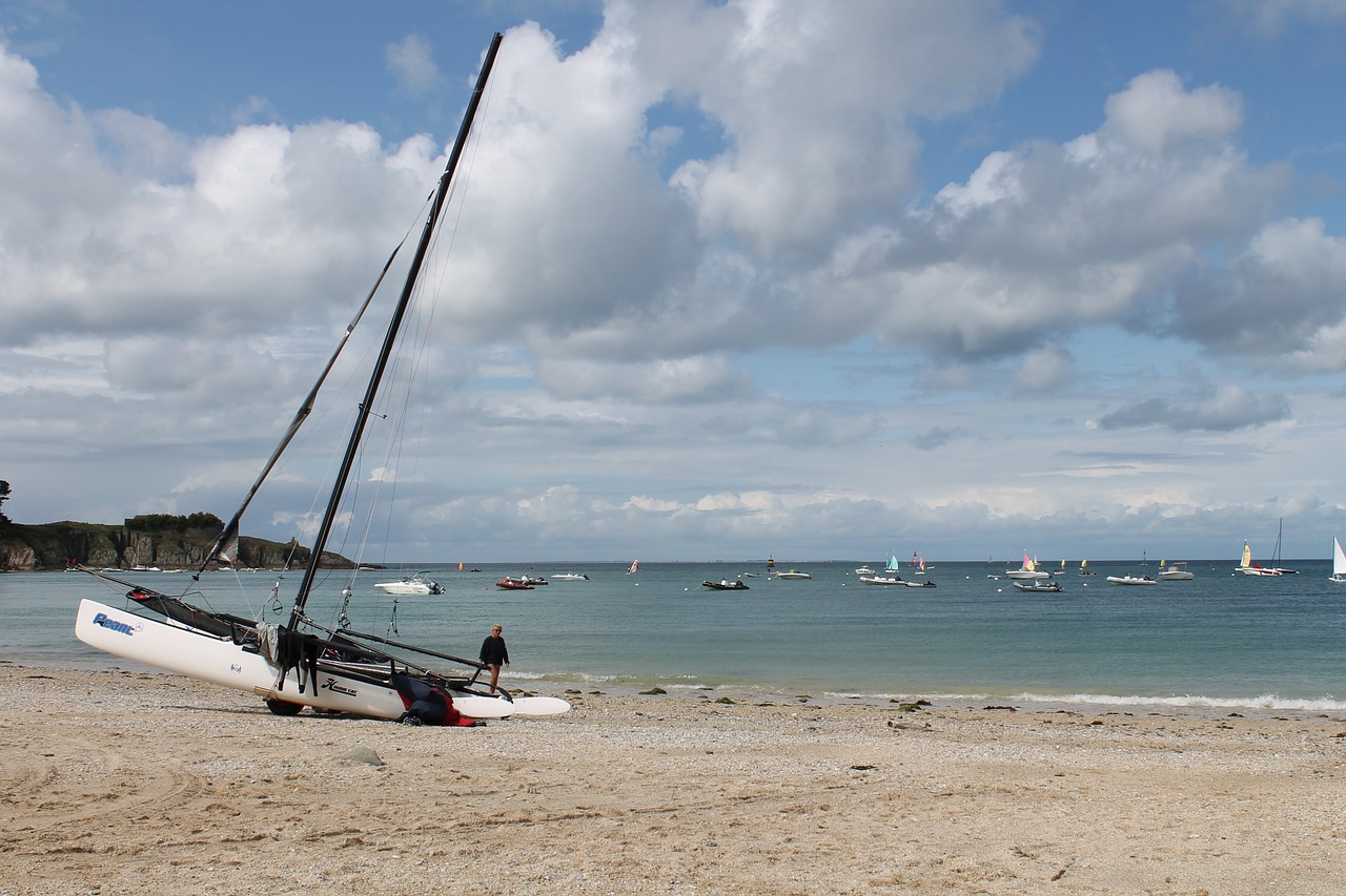 Papludimys, Buriavimas, Brittany, Nemokamos Nuotraukos,  Nemokama Licenzija