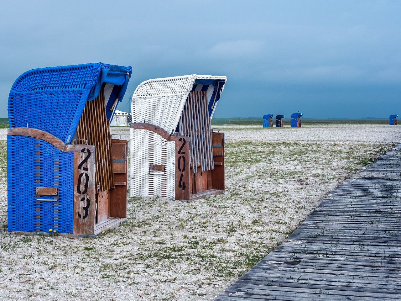 Paplūdimio Kėdės,  Papludimys,  Klubai,  Smėlis,  Šiaurės Jūra,  Jūra,  Pakrantės,  Rytų Frisia,  Mėlyna,  Promenade