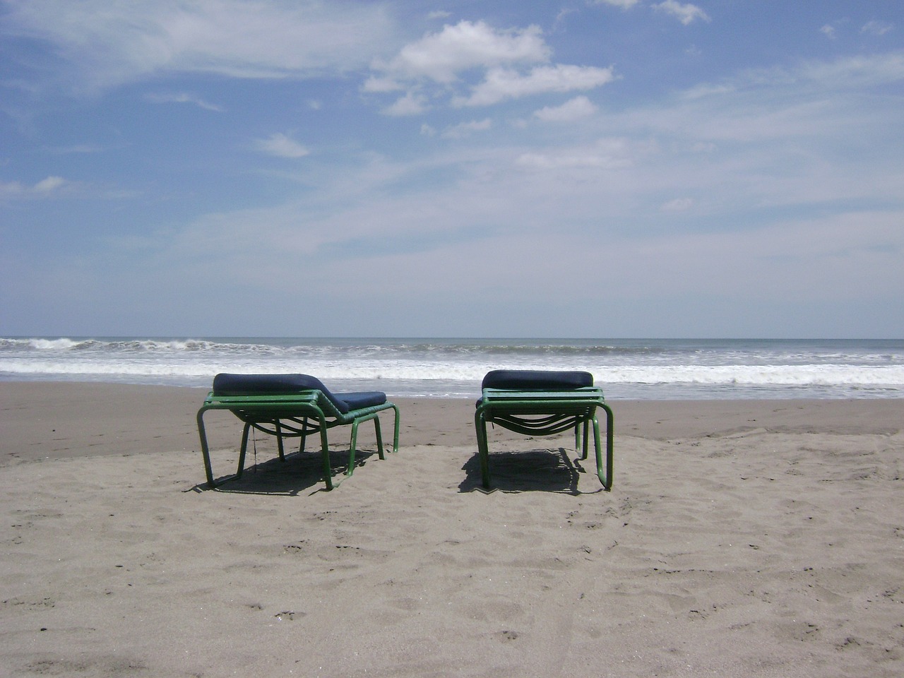 Paplūdimio Kėdės, Papludimys, Costa, Migdolai, Horizontas, Nemokamos Nuotraukos,  Nemokama Licenzija