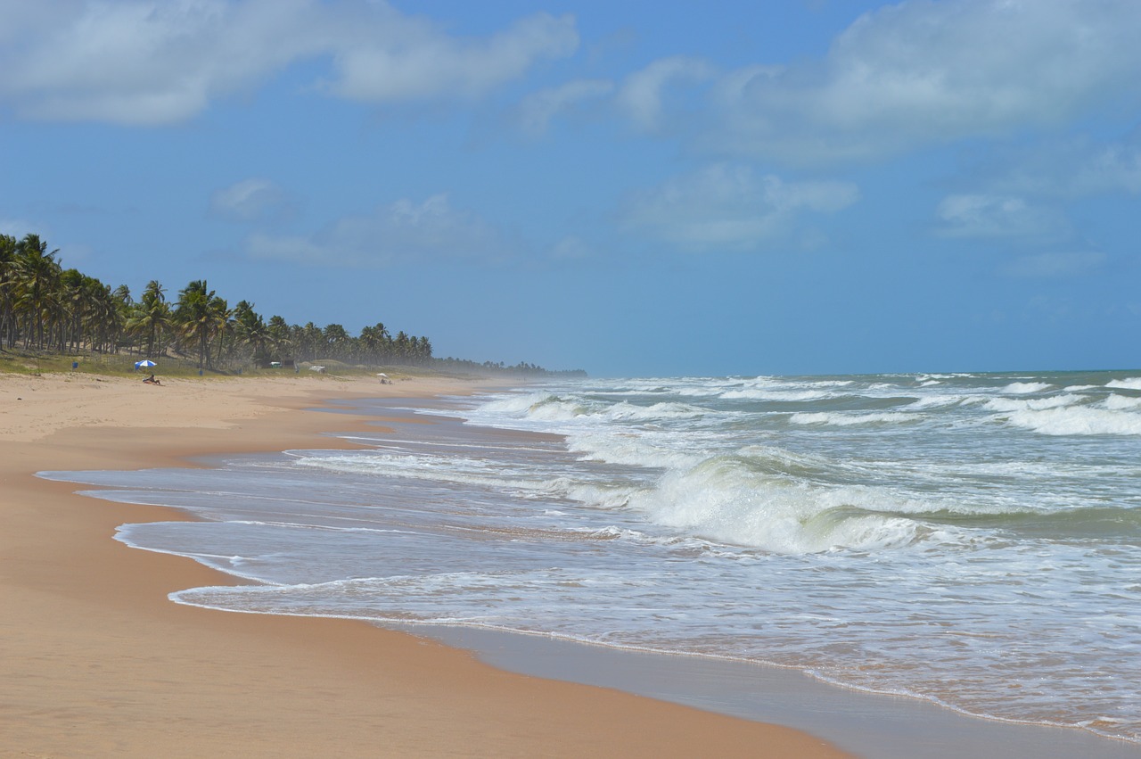 Paplūdimys Imbassaí, Mar, Beira Mar, Papludimys, Saulėtas, Nemokamos Nuotraukos,  Nemokama Licenzija