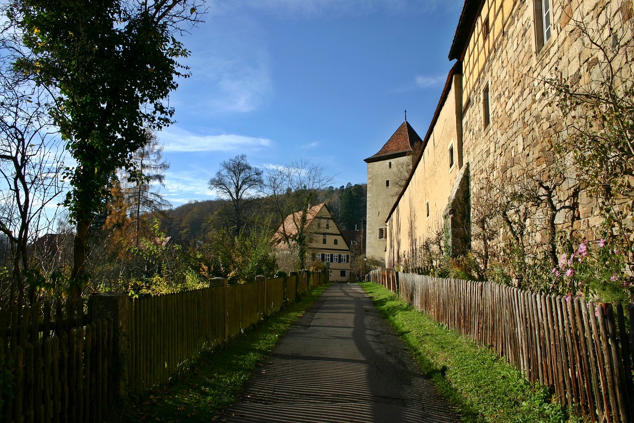 Bebenhausen, Vienuolynas, Toli, Vokietija, Rajonas, Idiliškas, Vieta, Tübingen, Pietų Vokietijos, Universitetinis Miestas