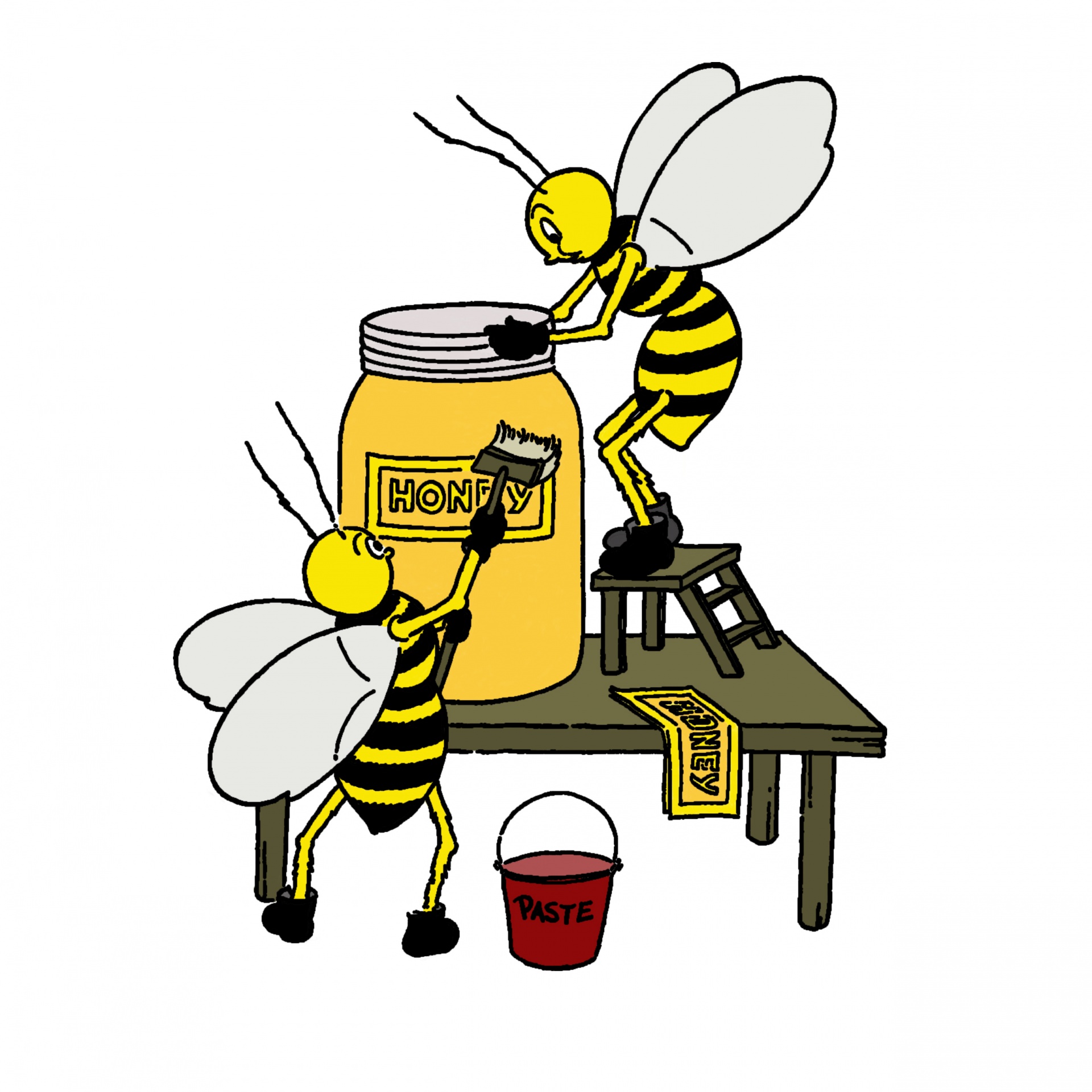Bičių,  Bitės,  Medus,  Jar,  Animacinis Filmas,  Menas,  Iliustracija,  Iliustracijos,  Clip & Nbsp,  Menas
