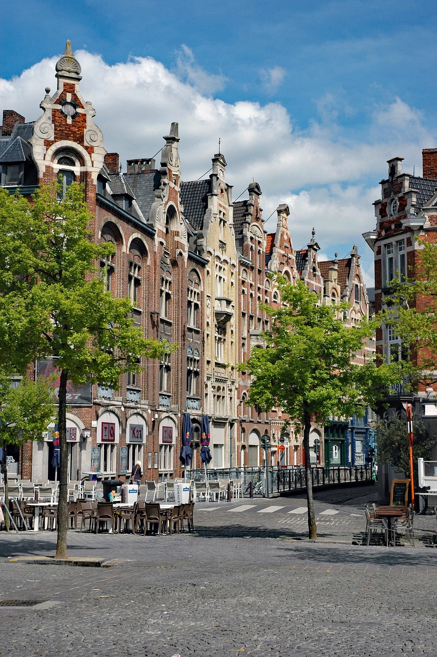 Belgija 2015,  Gent,  Flandrija,  Istorinis Senamiestis,  Marketplace,  Dangus,  Debesys, Nemokamos Nuotraukos,  Nemokama Licenzija