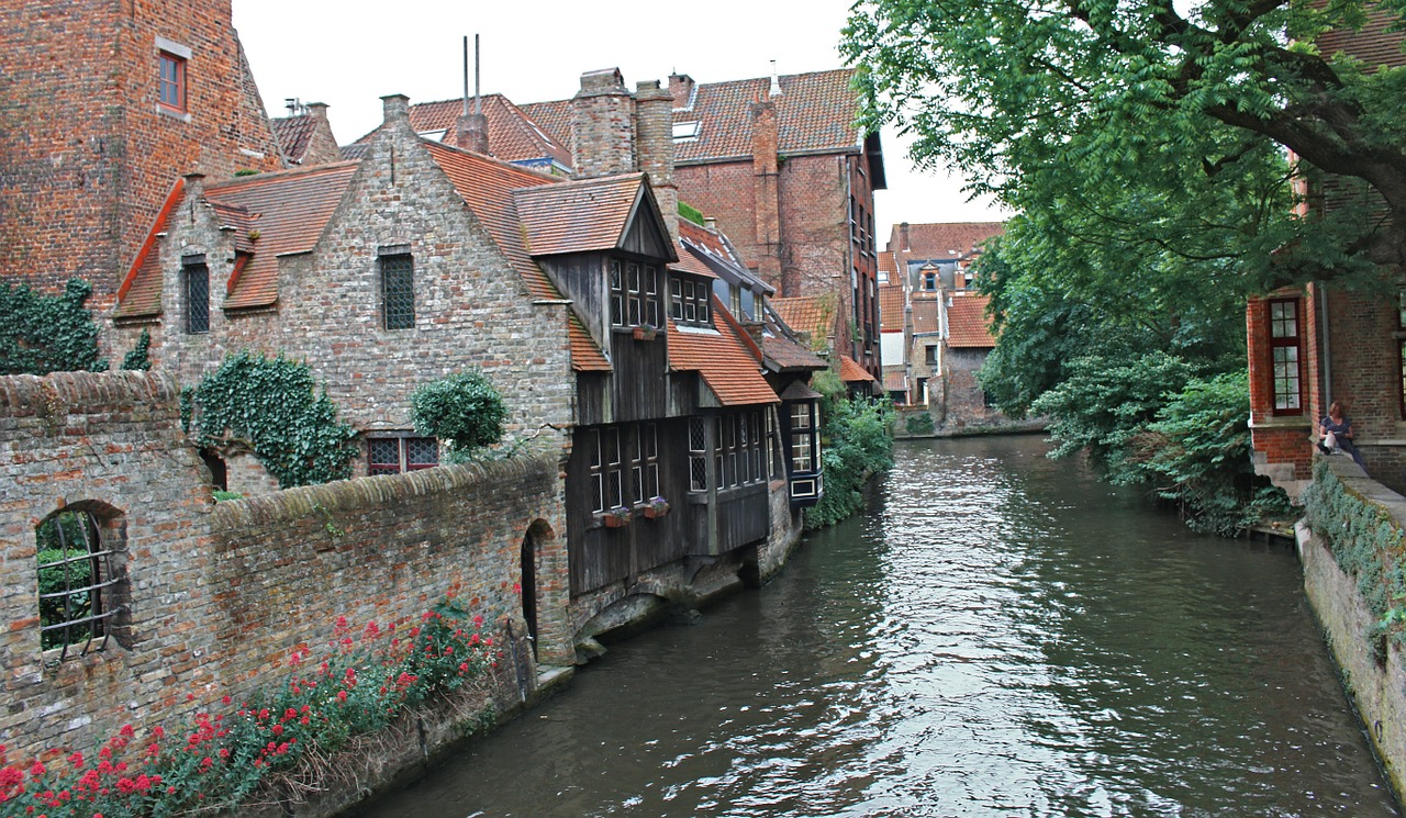 Belgija, Bruges, Viduramžiai, Romantiškas, Istoriškai, Fasadas, Pastatas, Architektūra, Pasaulinis Paveldas, Viduramžių Miestas