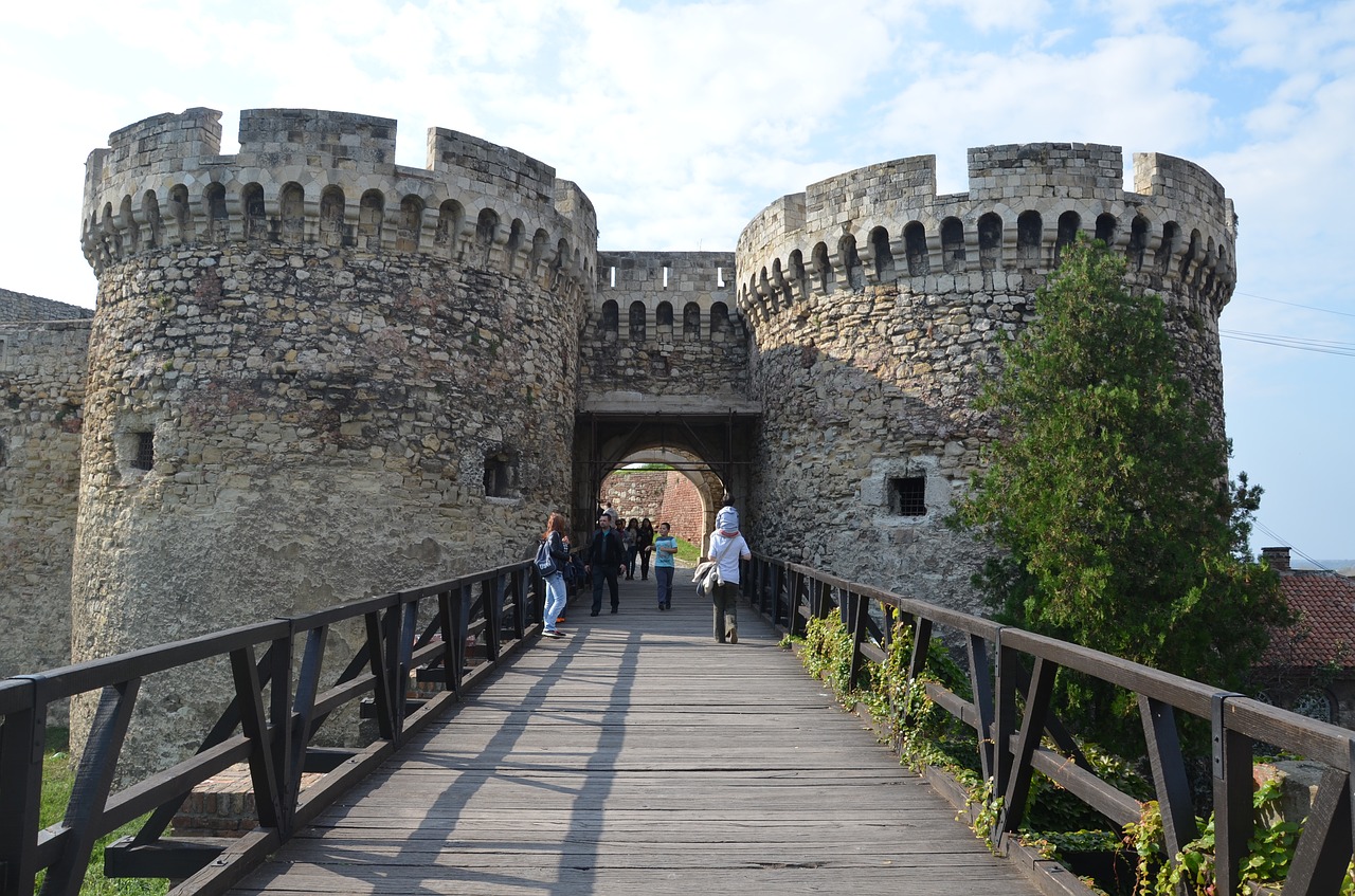 Belgrade, Kalemegdan, Serbija, Tvirtovė, Architektūra, Orientyras, Istorija, Pastatas, Viduramžių, Senovės