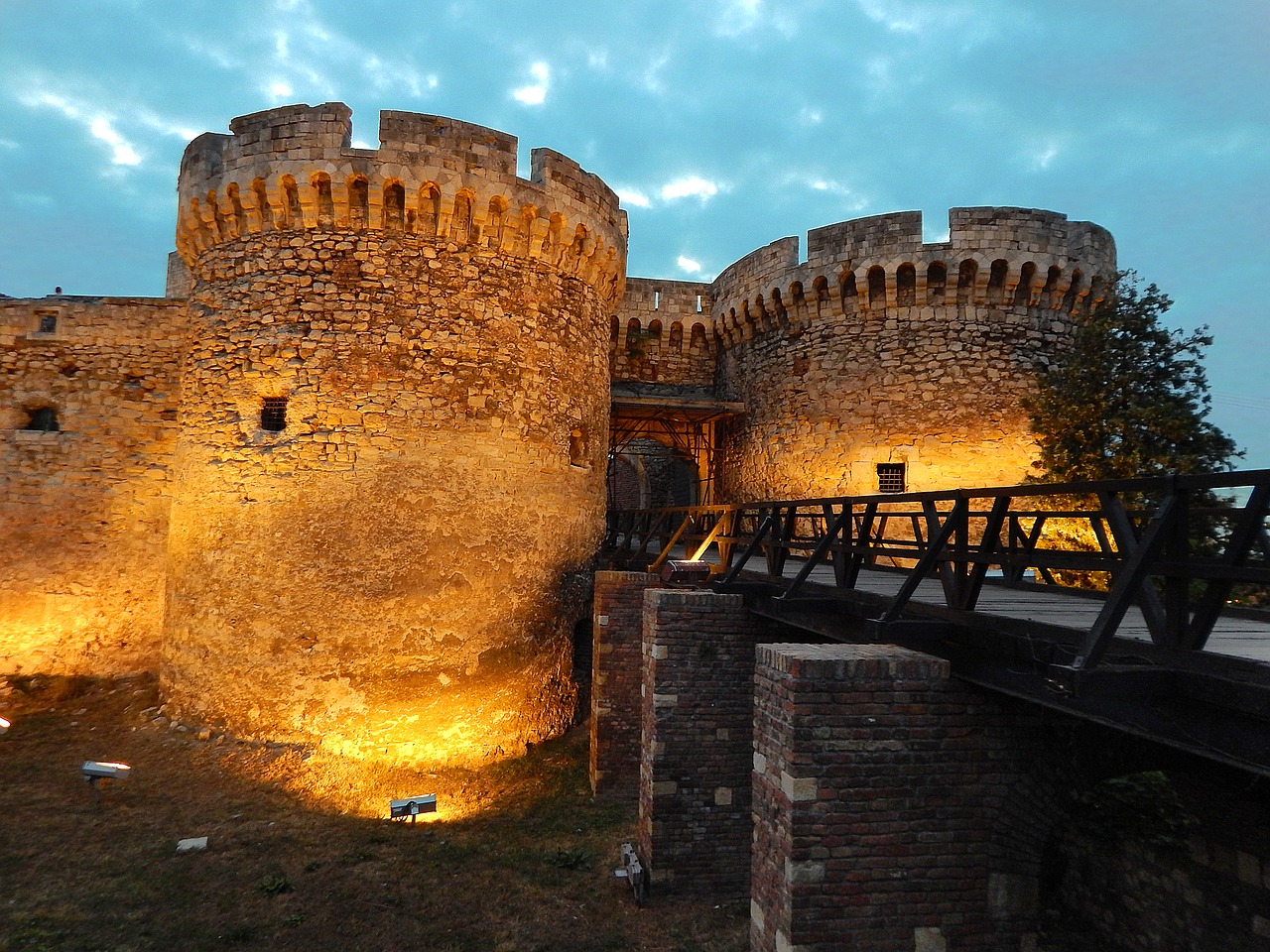 Belgrade, Serbija, Architektūra, Pastatas, Tvirtovė, Istorija, Kalemegdan, Istorinis, Istorinis, Bokštas