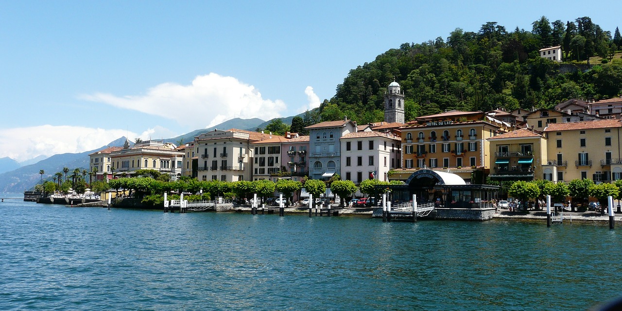 Bellagio,  Italy,  Vanduo,  Architektūra,  Namas,  Kelionė,  Panoraminis,  Como,  Lago,  Be Honoraro Mokesčio