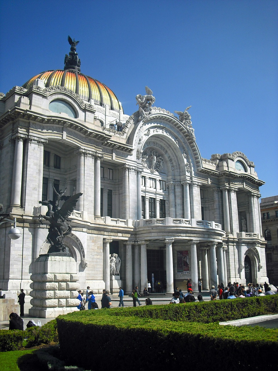 Bellas Artes, Pastatas, Meksika, Paminklas, Muziejus, Menas, Teatras, Architektūra, Kultūra, Miesto