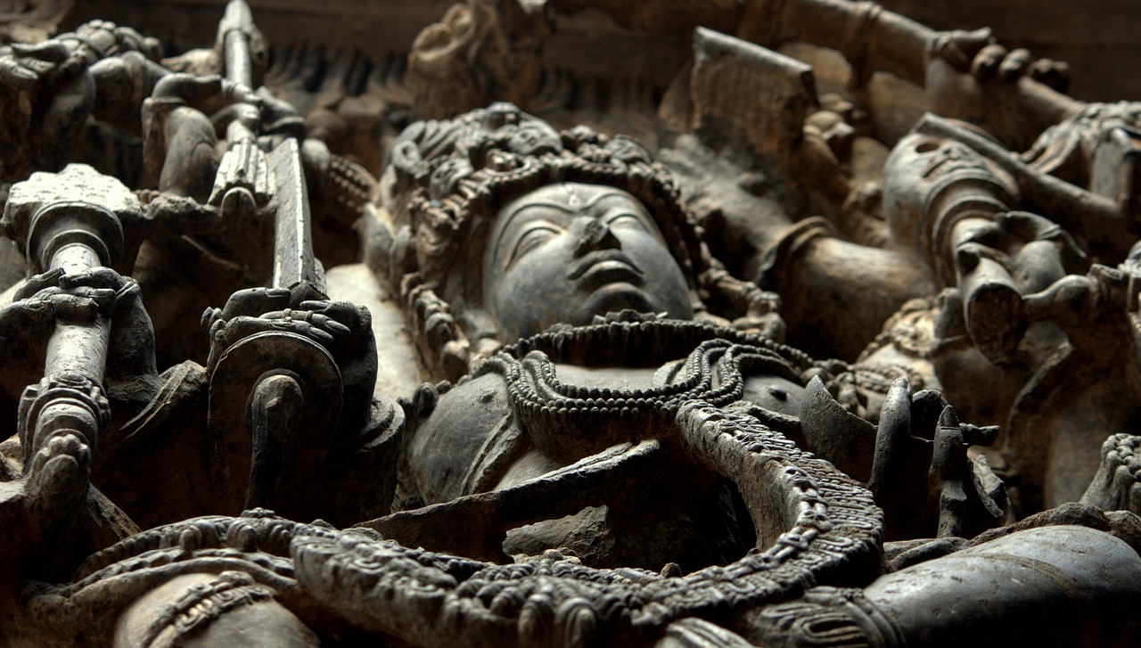 Belur, Halebeedu, Hoysala, Karnataka, Senovės Šventyklos, Hinduizmas, Architektūra, Indija, Turizmas, Akmuo