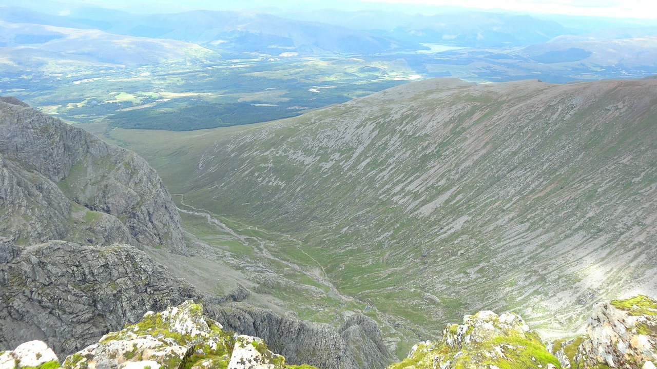 Ben Ne Kalnas, Škotija, Virš Vaizdas, Nemokamos Nuotraukos,  Nemokama Licenzija