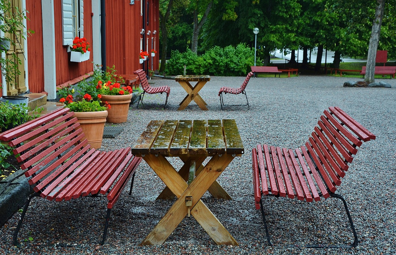 Stendas, Parkas, Sėdėti, Poilsis, Mediena, Kraštovaizdis, Medis, Žalias, Lapai, Žolė