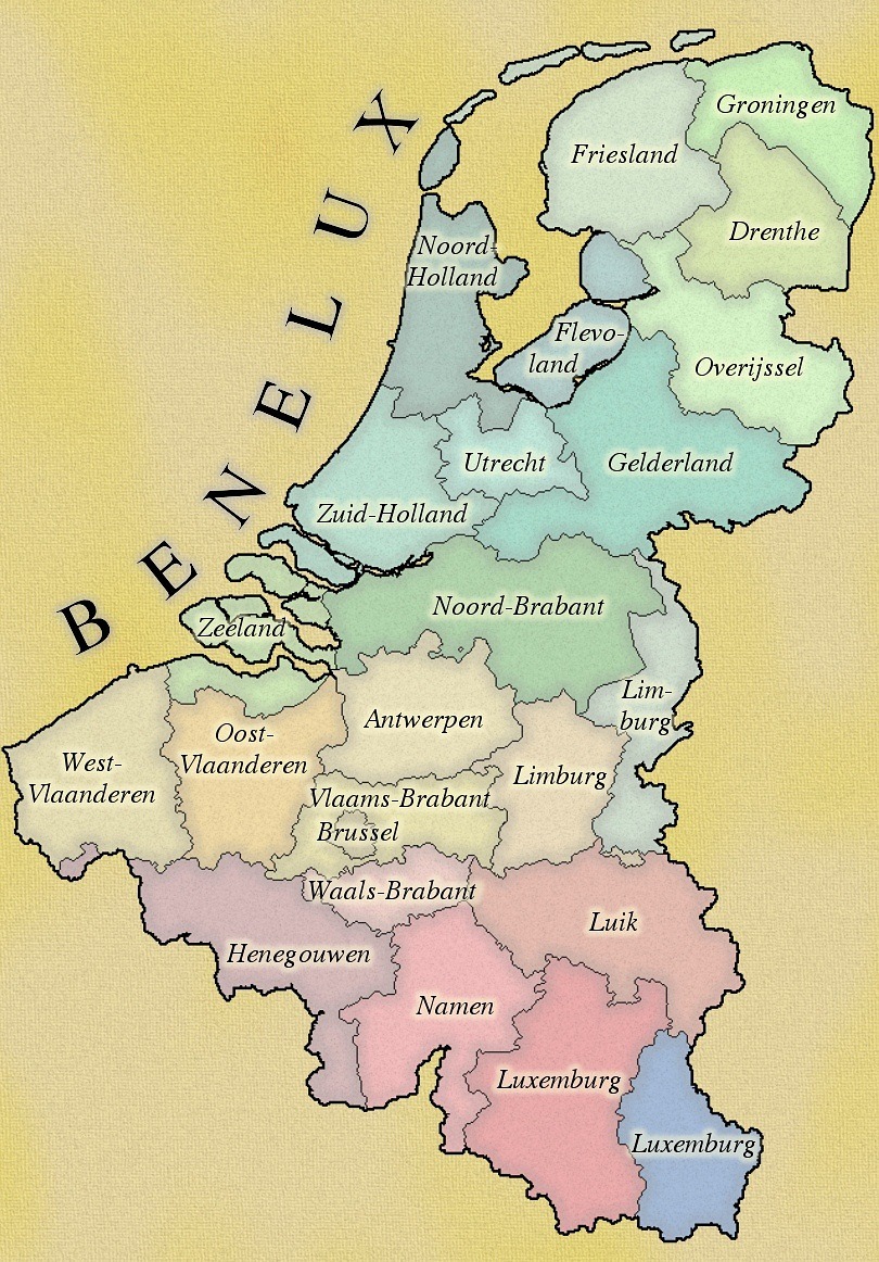 Benelux, Žemėlapiai, Kartografija, Geografija, Šalyse, Belgija, Nyderlandai, Liuksemburgas, Tautos, Nemokamos Nuotraukos