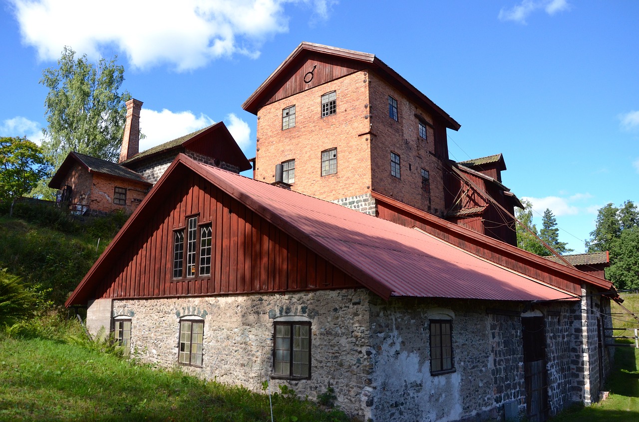 Bergslagen, Pastatai, Kultūros Pastatai, Kultūros Ženklinimas, Geležies Dirbiniai, Liejimas, Rūdos Lydymas, Mine, Darbo Istorija, Geležies Rūda