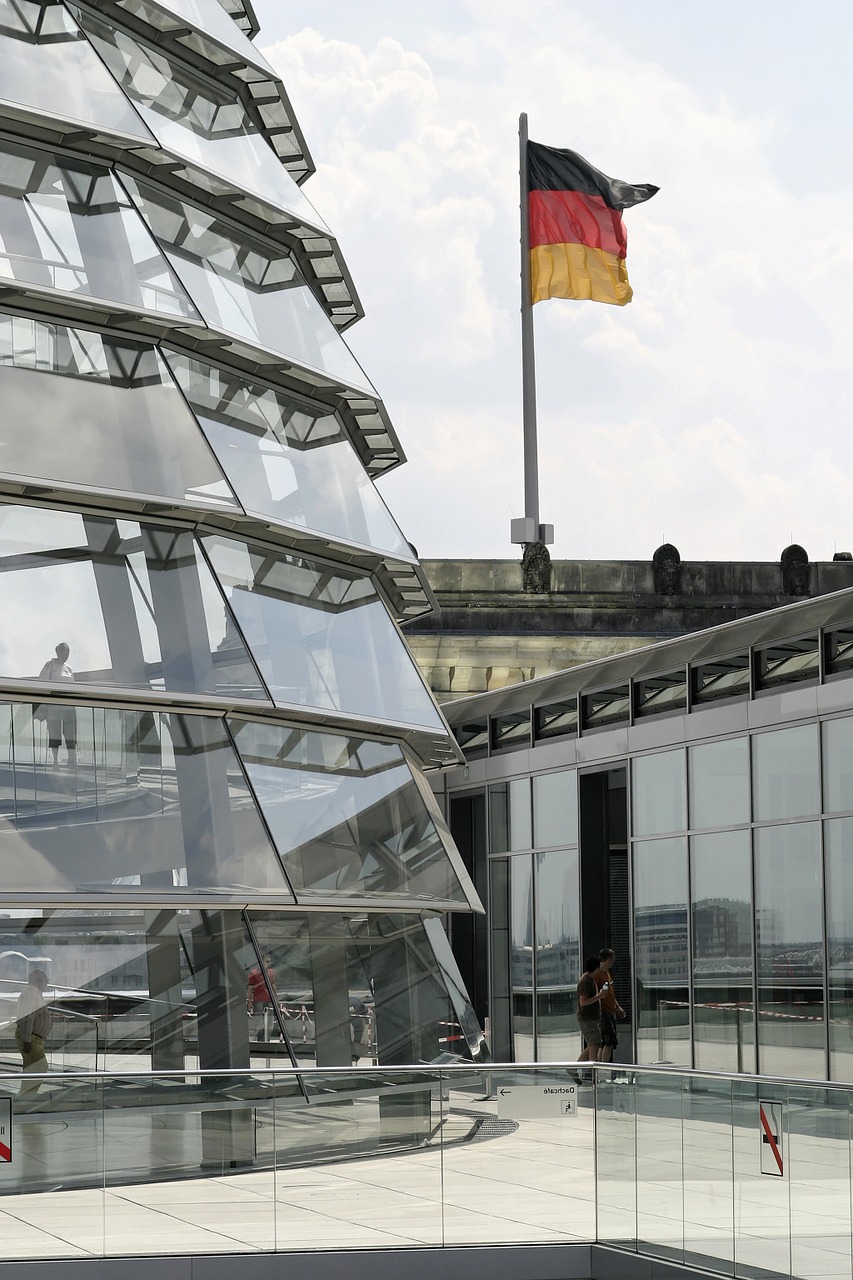 Berlynas, Reichstagas, Architektūra, Kupolas, Vokietija, Vyriausybė, Pastatas, Kapitalas, Stiklo Kupolas, Vyriausybės Rajonas
