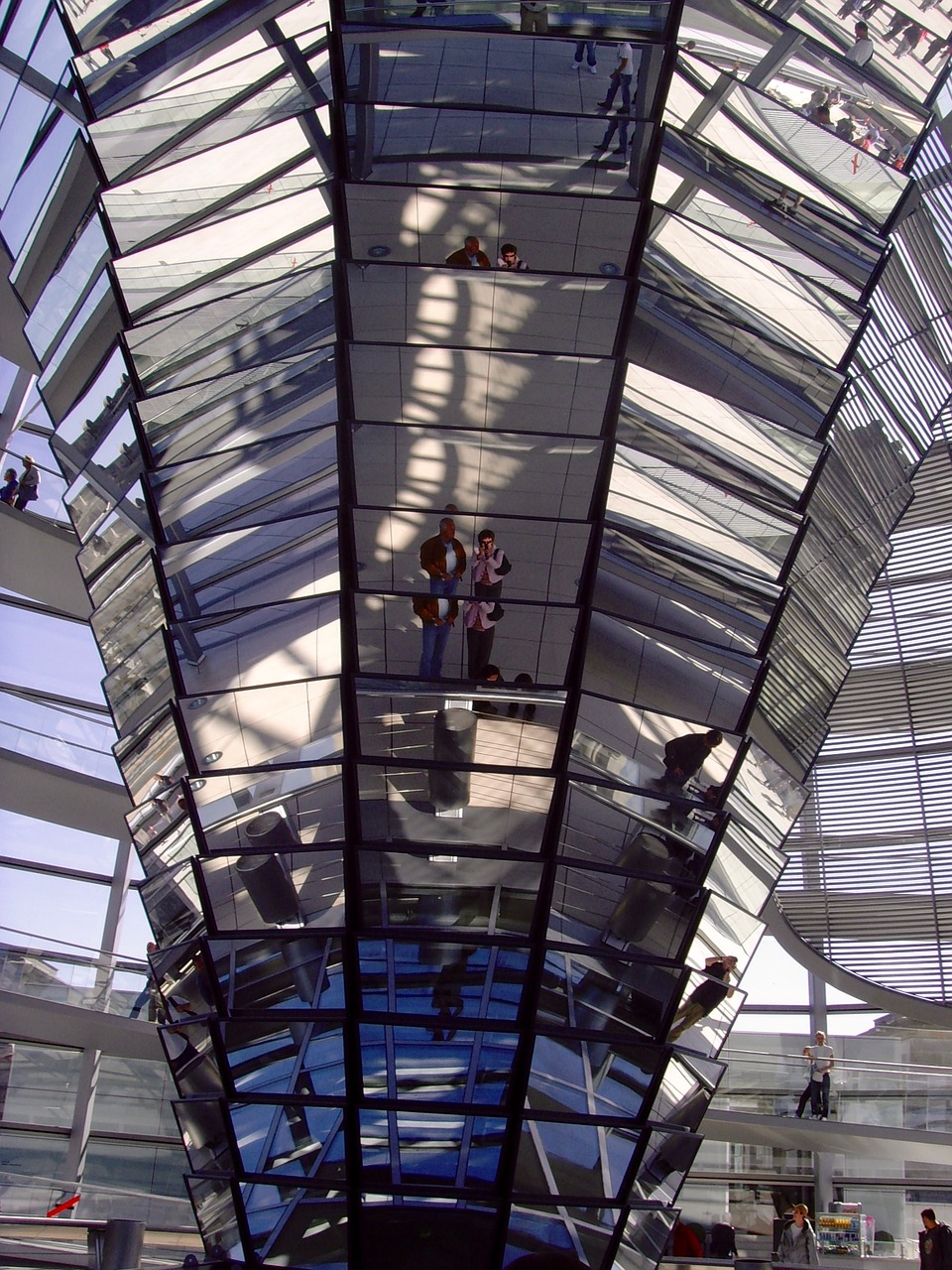 Berlynas, Reichstagas, Kupolas, Stiklo Kupolas, Architektūra, Lankytinos Vietos, Įvedimas, Vyriausybės Rajonas, Vokietija, Reichstago Pastatas