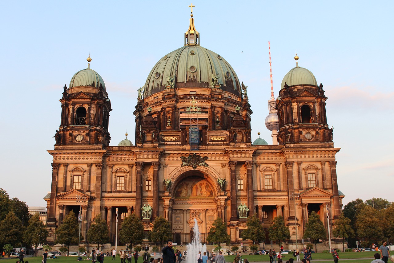 Berlynas, Berlyno Katedra, Miestas, Berlyno Centras, Kapitalas, Vokietija, Architektūra, Pastatas, Istorinis Pastatas, Fasadas