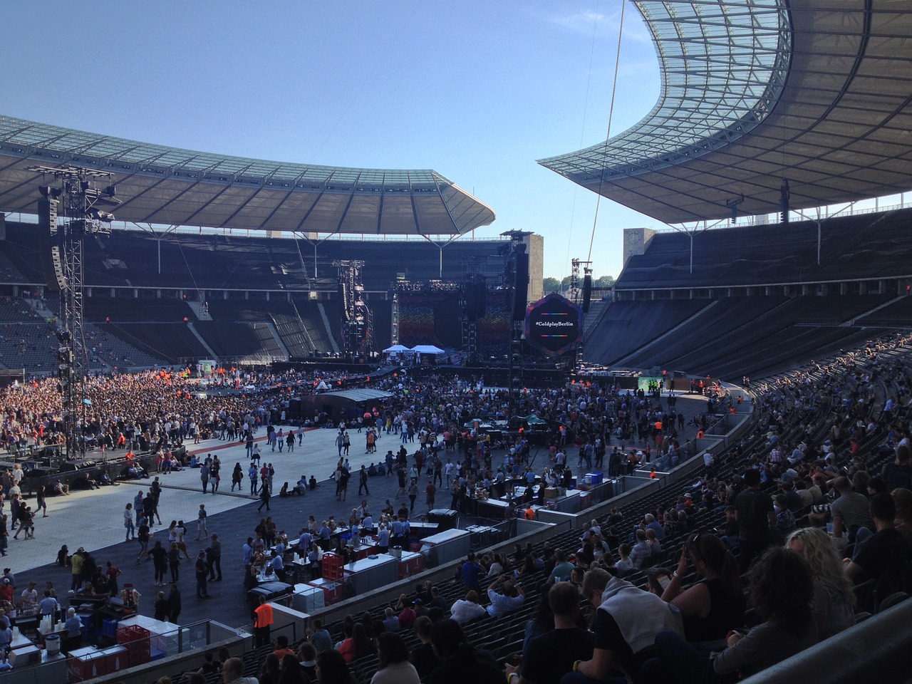 Berlynas, Olimpiastadion, Coldplay, Nemokamos Nuotraukos,  Nemokama Licenzija