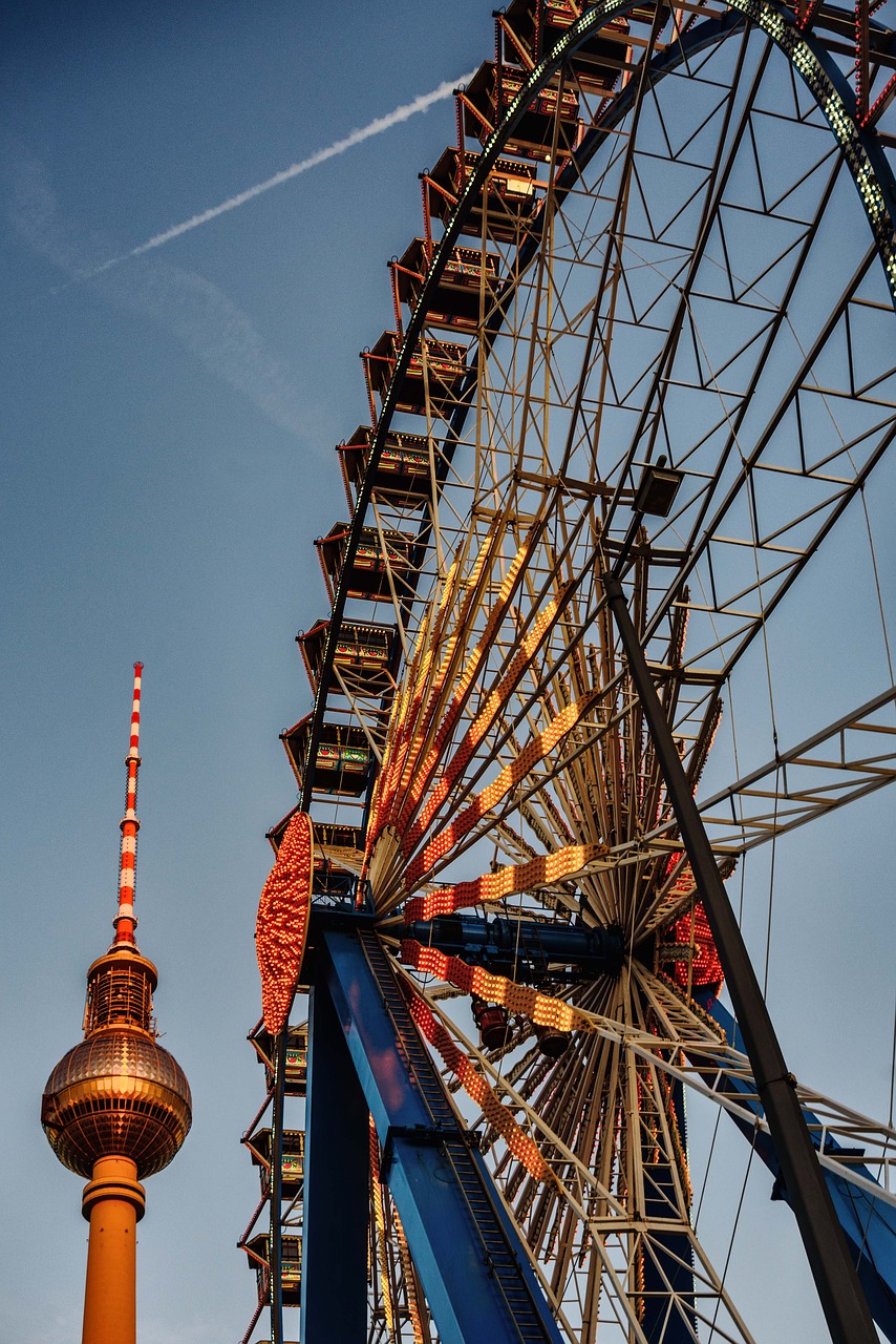 Berlynas, Alexanderplatz, Kalėdų Rinka, Adventas, Kalėdos, Kalėdų Atvaizdai, Tv Bokštas, Vokietija, Kapitalas, Architektūra