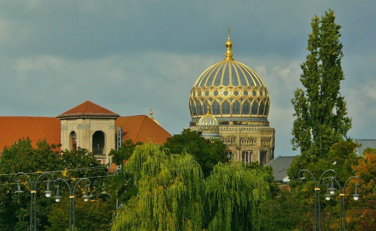 Berlynas, Miesto Vaizdas, Sinagoga, Pastatas, Architektūra, Bažnyčia, Kupolas, Istoriškai, Jėzus, Kapitalas