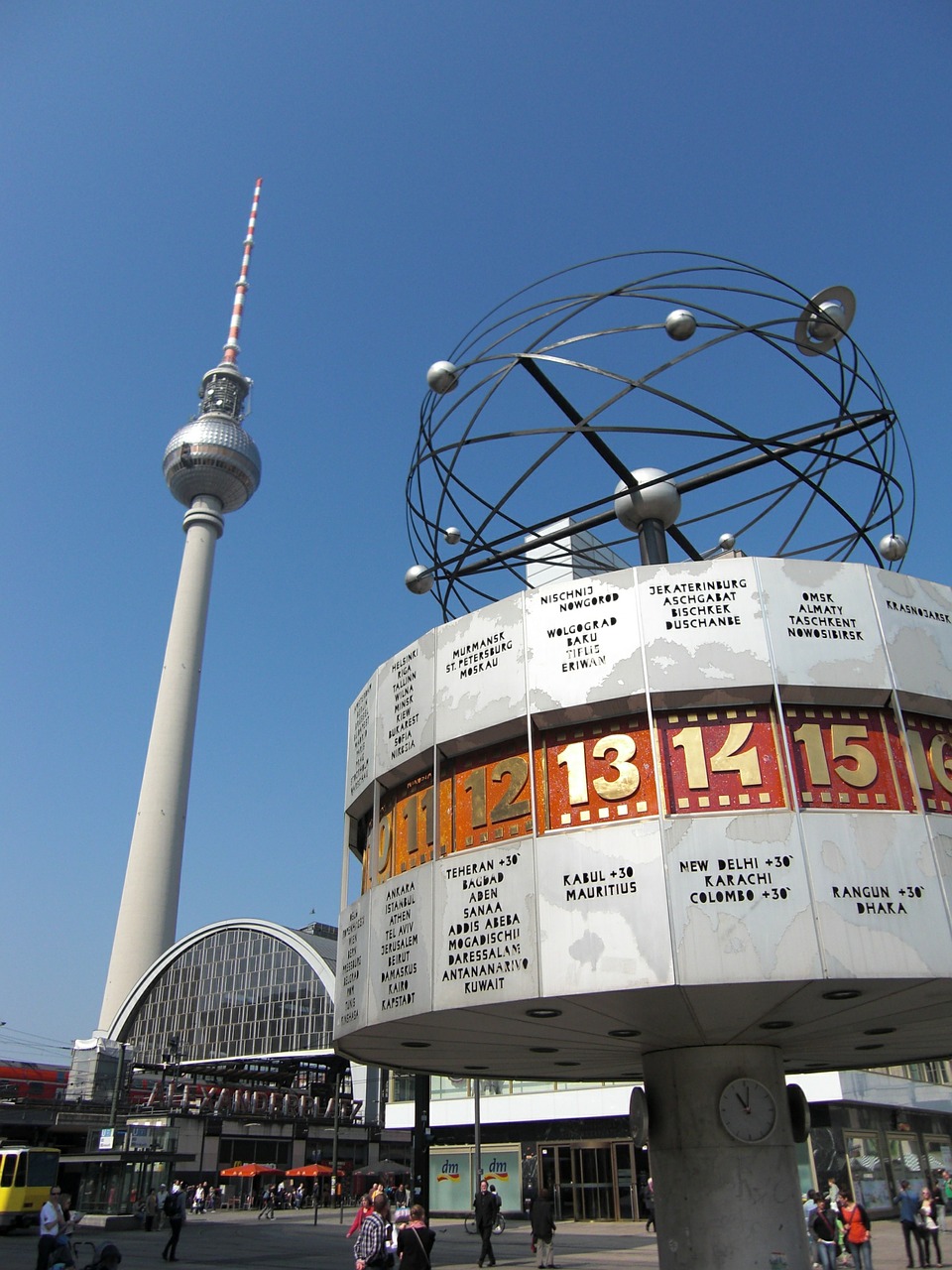 Berlynas, Tv Bokštas, Architektūra, Vokietija, Orientyras, Alexanderplatz, Radijo Bokštas, Pastatas, Laikrodis, Pasaulio Laikrodis