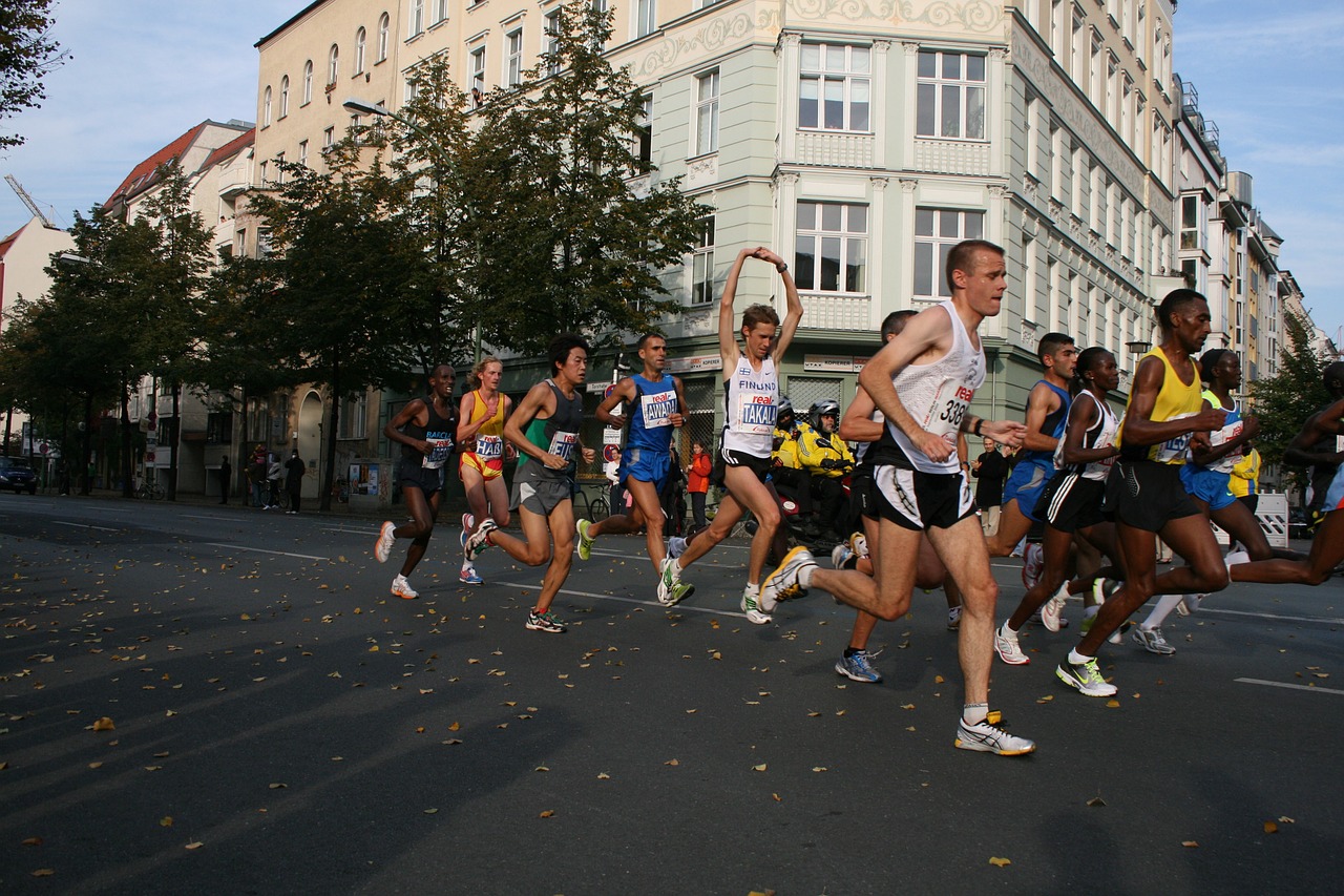 Berlynas, Maratonas, Bėgikai, Sportas, Paleisti, Lenktynės, Žmogus, Varzybos, Sporto Renginys, Asmuo