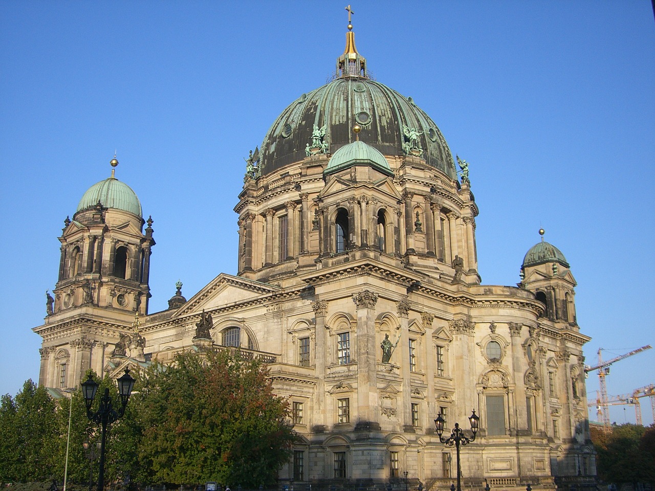 Berlyno Katedra, Dom, Pastatas, Berlynas, Kupolas, Kapitalas, Istoriškai, Bažnyčia, Orientyras, Nemokamos Nuotraukos