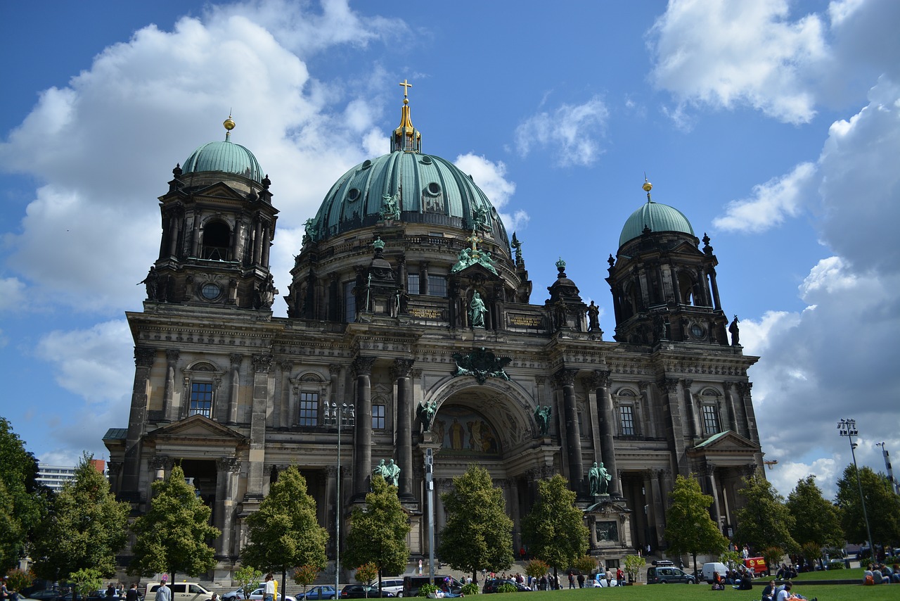 Berlyno Katedra, Dom, Berlynas, Kupolas, Kapitalas, Pastatas, Architektūra, Istoriškai, Bažnyčia, Lankytinos Vietos