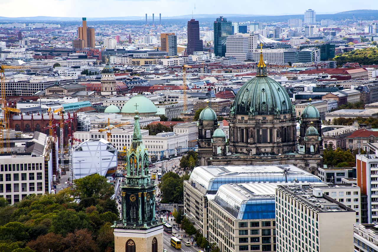 Berlinas Skyline, Berlynas, Kapitalas, Vokietija, Nemokamos Nuotraukos,  Nemokama Licenzija